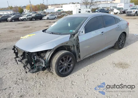 2020 Honda Civic Ex z USA, uszkodzony, nr VIN 19XFC1F37LE210700